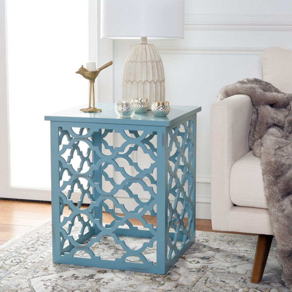 Safavieh Lonny End Table, Blue