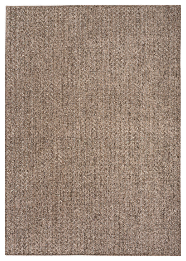 Nourison Tulum 6' x 9' Brown Outdoor Rug
