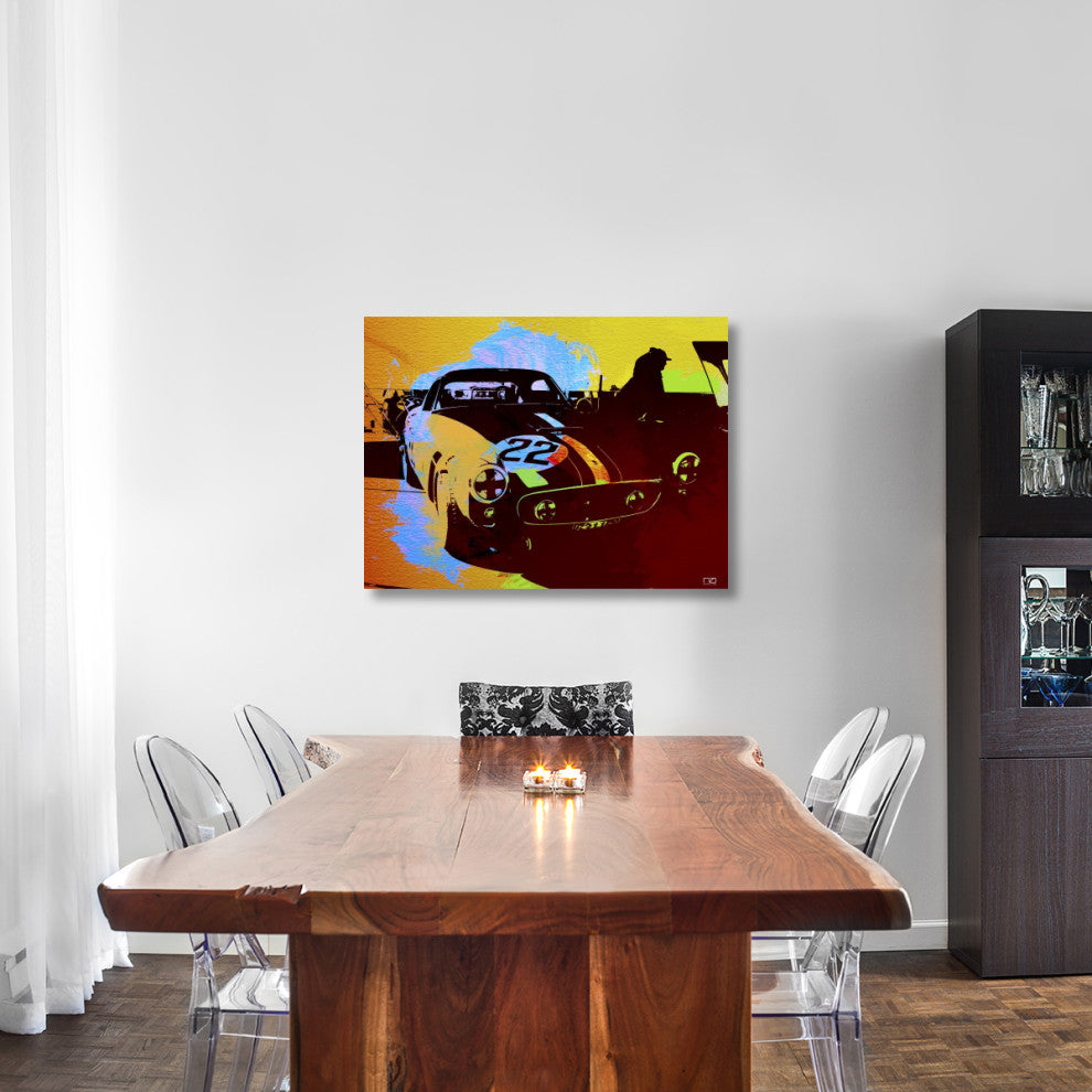 "Ferrari Watercolor" Fine Art Print