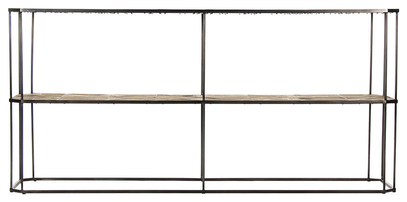Industrial Loft Anna Wood And Metal Console