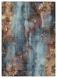 Machine Washable Indoor/Outdoor Chantille ACN1869 Blue 8' x 10' Rug