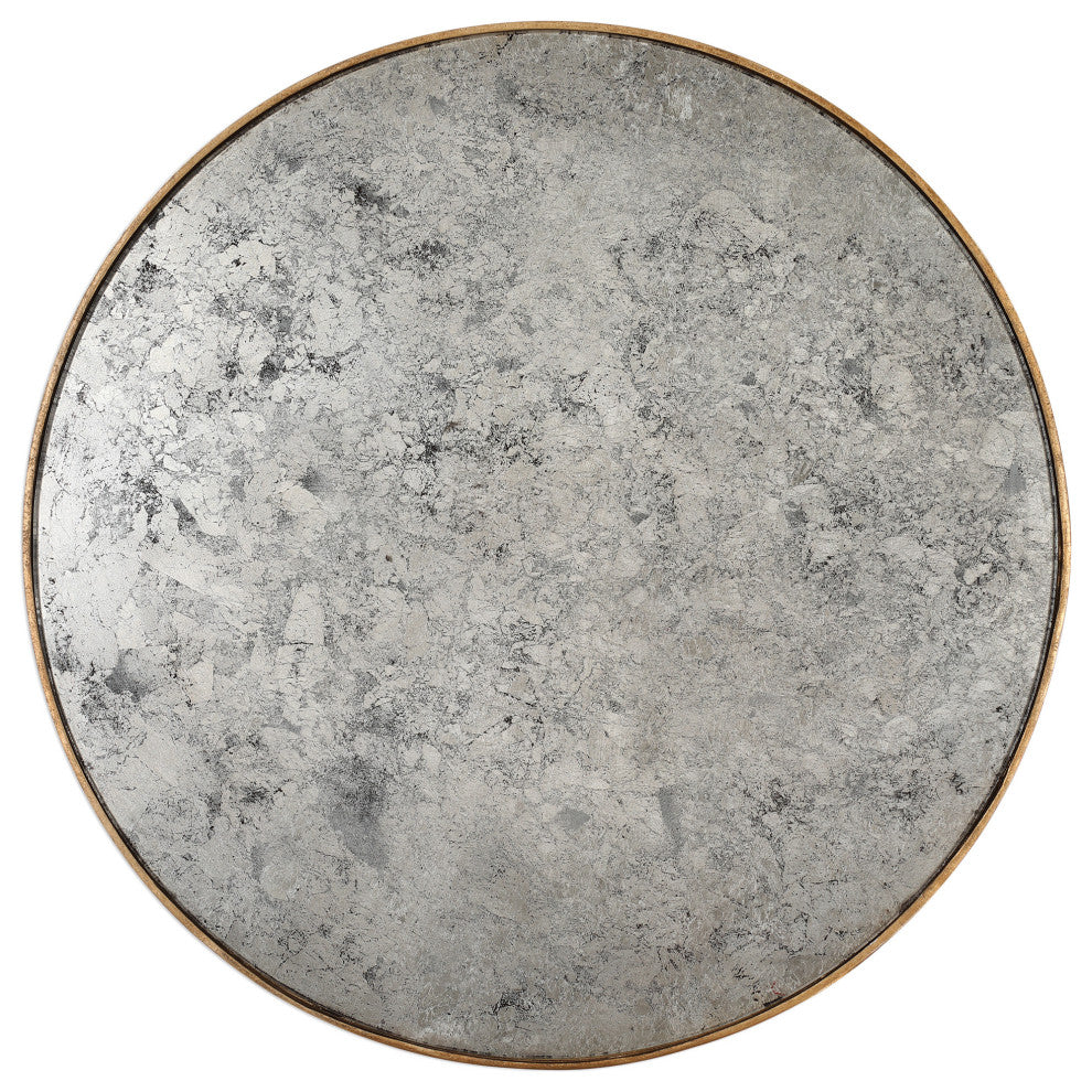 Uttermost Martella Round Gold Accent Table