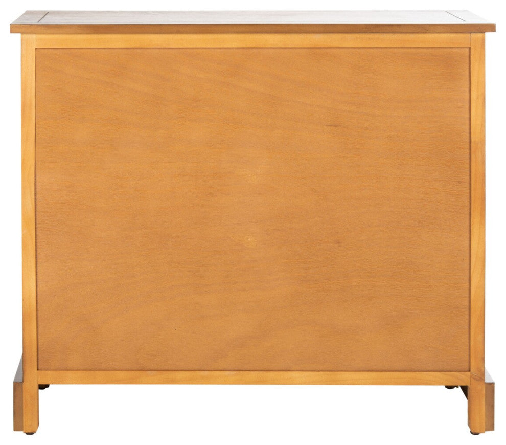 Safavieh Landers 6 Drawer Storage Unit, Honey