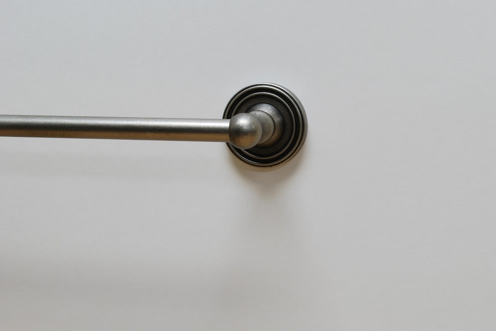 Bradford 18" Towel Bar, Aged Pewter