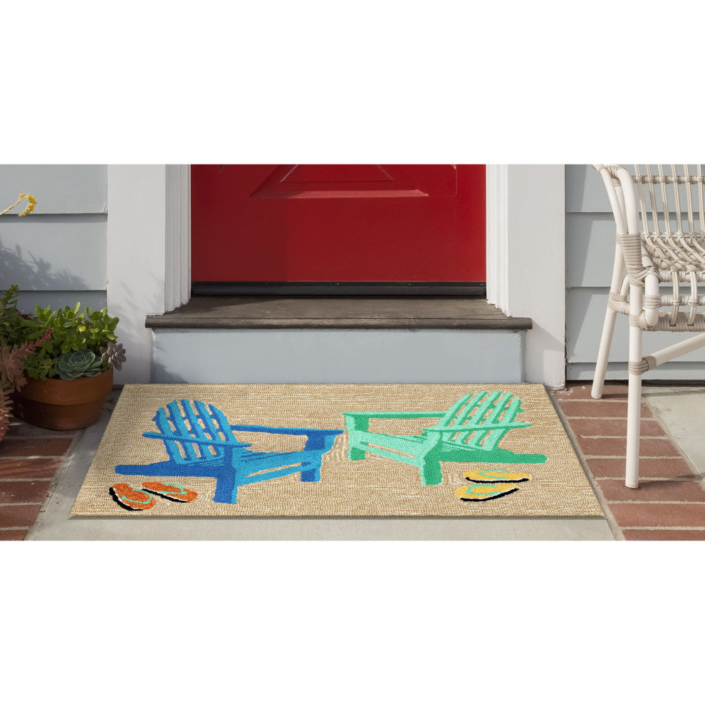 Frontporch Adirondack Indoor/Outdoor Rug Seaside 2'6x4'
