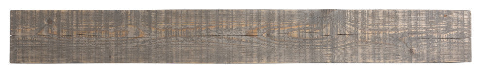 Solid Beam Fireplace Mantel Shelf, Ash Gray, 72"
