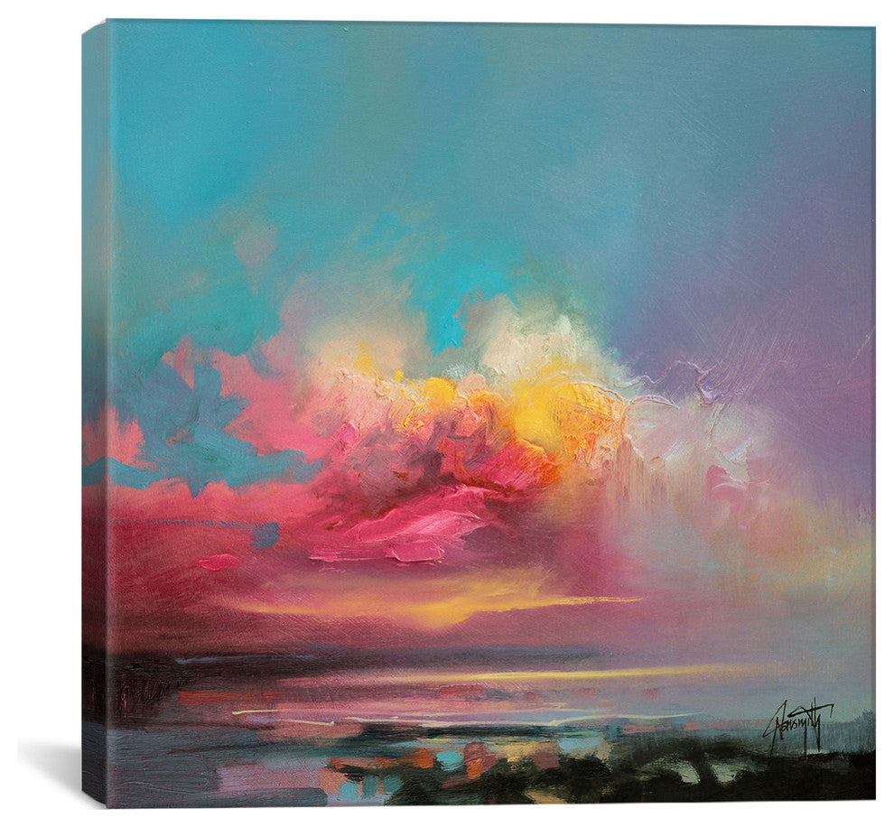 "Cumulus Consonance Study II" by Scott Naismith, 37"x37"