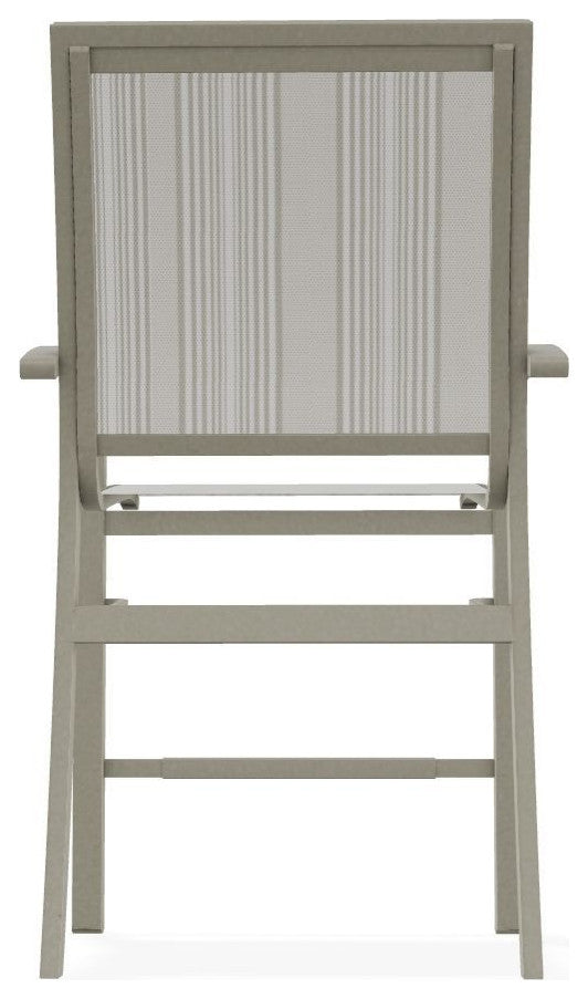 Kendall Sling Balcony Height Stackable Outdoor Stool, Harbor/Storm
