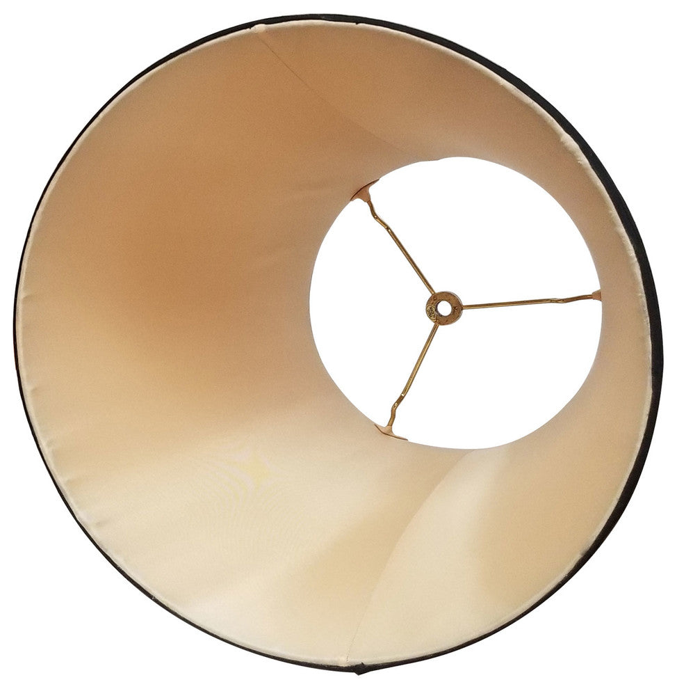 Royal Designs Modified Bell Lampshade, Black, 10.5x17x13.5, Washer