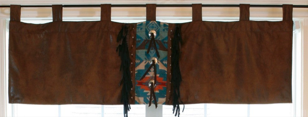 Turquoise Chamarro Valance