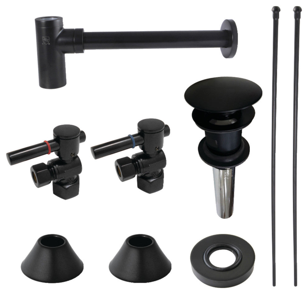 CC43100DLVOKB30 Plumbing Sink Trim Kit with Bottle Trap and Overflow Drain