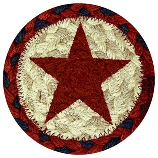 Red Star Printed Coaster 5"x5"