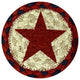 Red Star Printed Coaster 5"x5"