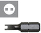 S2 Steel Spanner Bit, No.6x1"