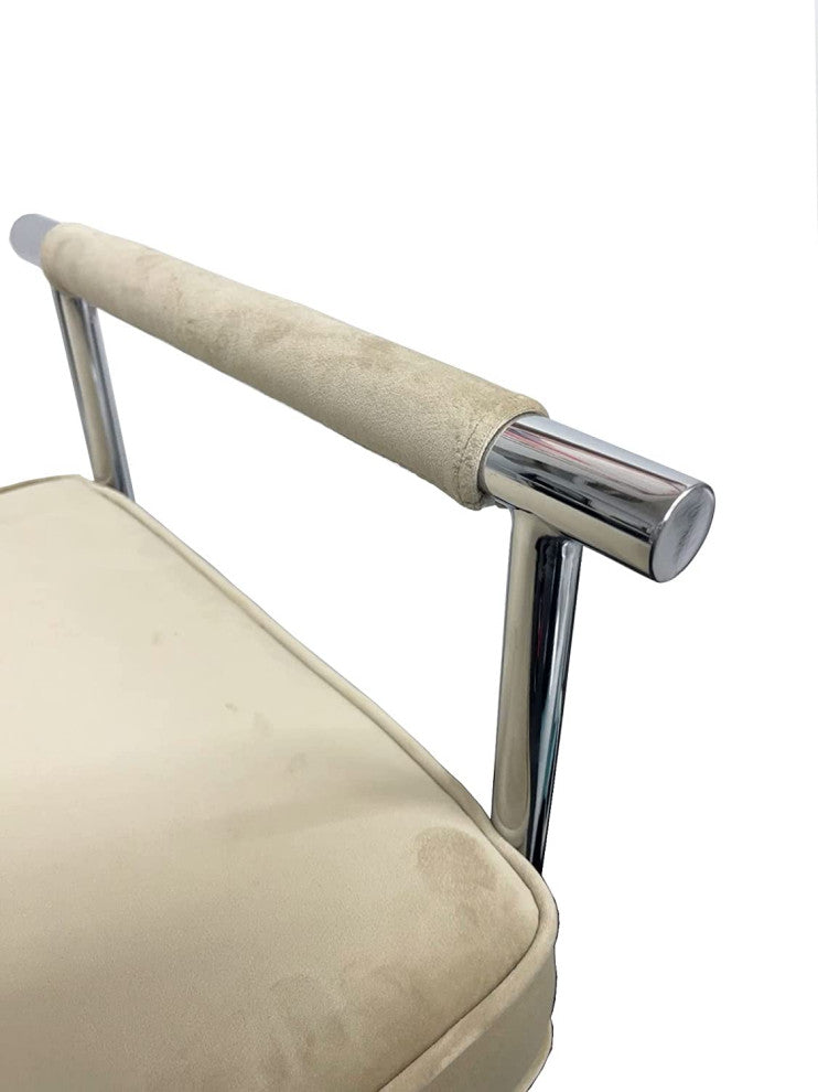 First of a Kind Modern champagne Seating Bench With arms for Living Room