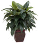 Cordyline With Decorative Vase Silk Plant