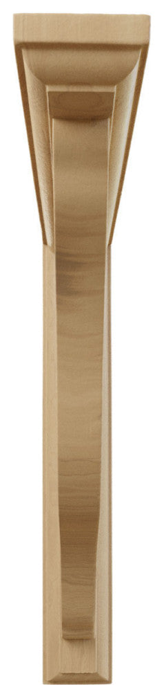 1 1/2"W x 10"D x 10"H Bulwark Bracket, Cherry