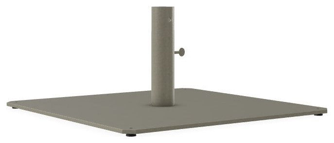 24" Square Powdercoated Steel Umbrella Base, Storm