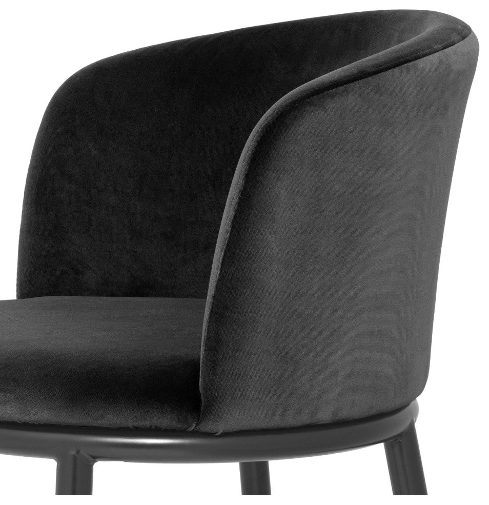 Black Dining Chair Set of 2, Eichholtz Filmore