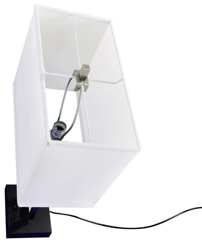Torren 1 Light Table Lamp With Satin Nickel Finish