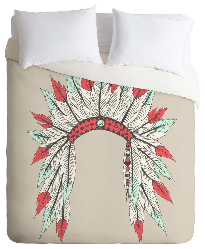 Deny Designs Wesley Bird Dressy Duvet Cover - Lightweight