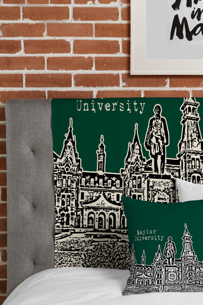Deny Designs Bird Ave Baylor University Green Tapestry