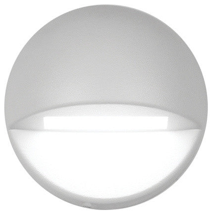 WAC Lighting LED 12V Round Deck And Patio Light, White