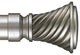 Deco Trav 2 With Elfin Finial, Antique Silver, 72