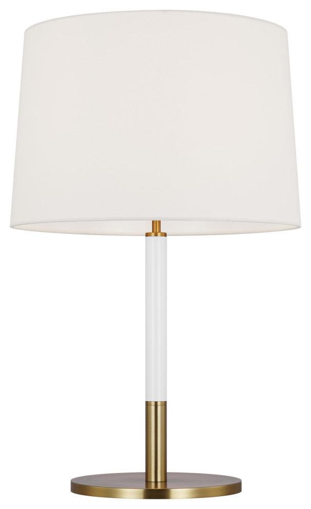Monroe Medium Table Lamp, Burnished Brass