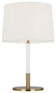 Monroe Medium Table Lamp, Burnished Brass