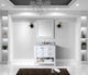 Winterfell 36" Single Bathroom Vanity Set, White