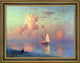 Ivan Constantinovich Aivazovsky The Sunset Framed Premium Canvas Print, 21"x28"