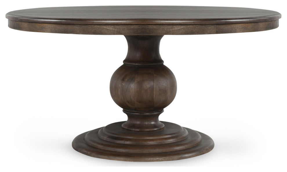 Brookside Round Dinning Table, Cocoa Brown, 60"