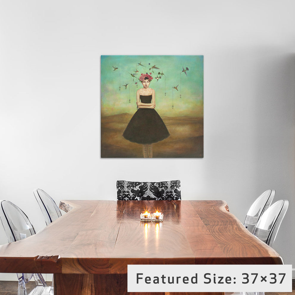 "Fair Trade Frame of Mind Gallery" by Duy Huynh, 18x18x1.5"