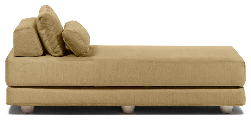 Jaxx Balshan Chaise Lounge Daybed, Camel