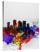 "Phoenix Watercolor Skyline 2" Fine Art Print