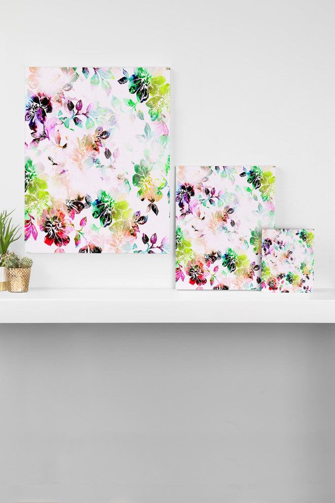 Deny Designs Cayenablanca Romantic Flowers Art Canvas
