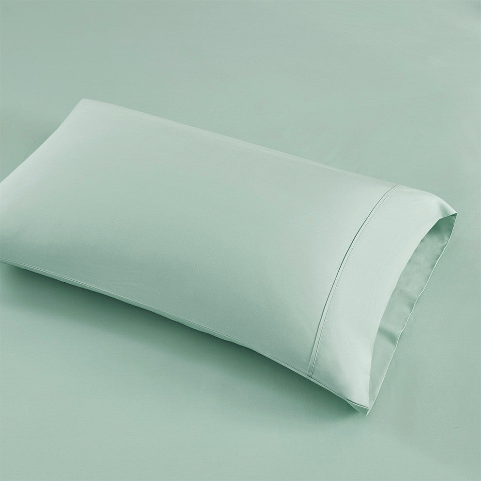 Beautyrest 1000 Thread Count Thermal Management Sheet Set, Seafoam, King
