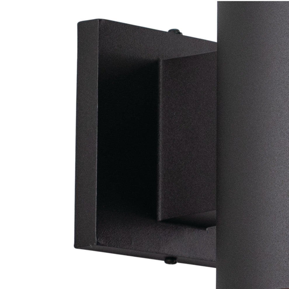 Chiasso 5" Outdoor Wall Light, Textured Black