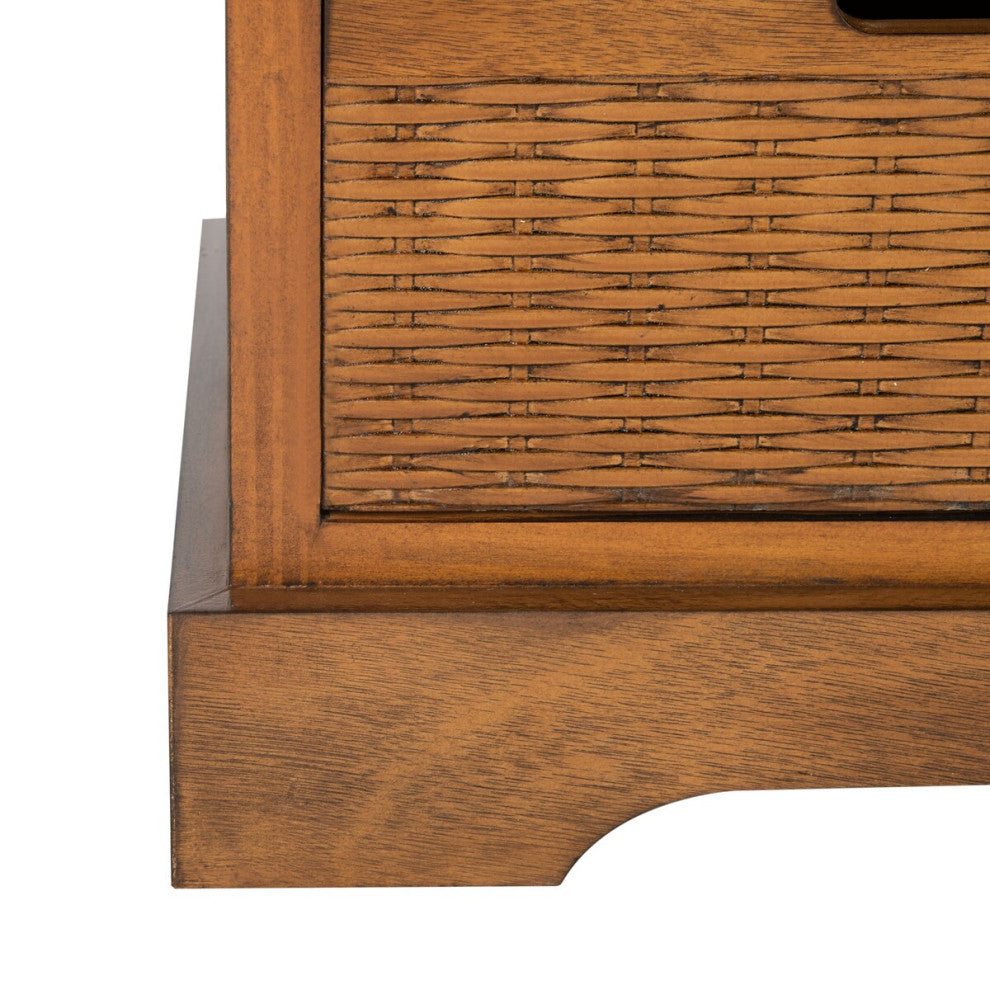 Safavieh Landers 6 Drawer Storage Unit, Honey