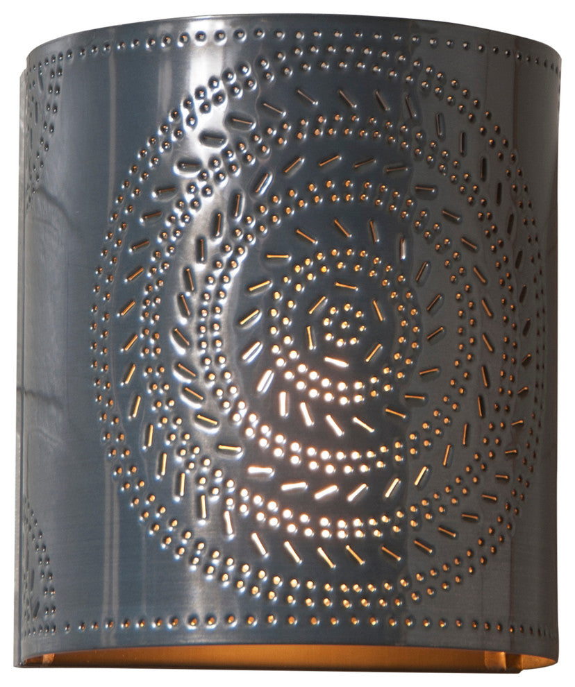 Chisel Sconce Light, Country Tin