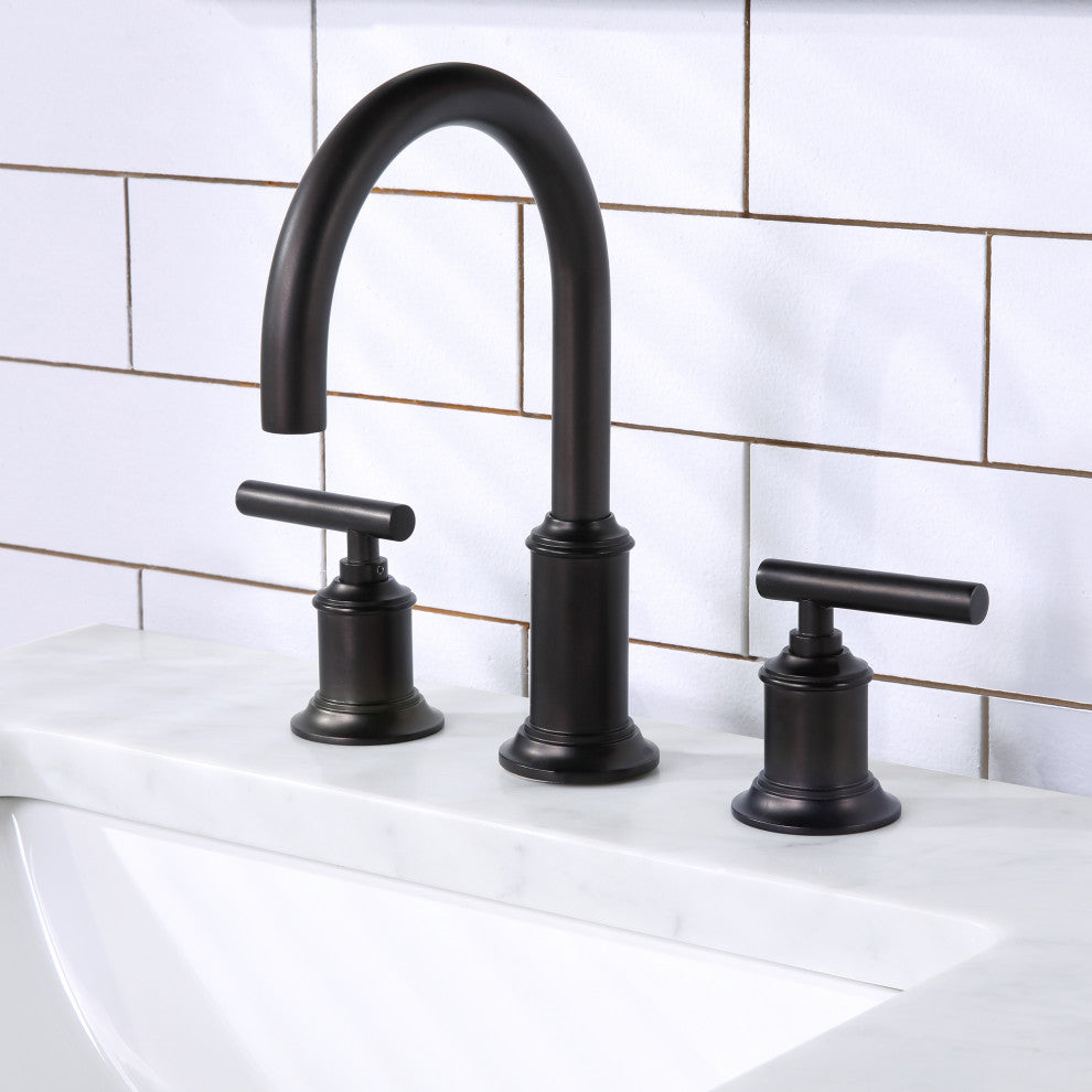 Modern Gooseneck Spout Faucet, Bronze