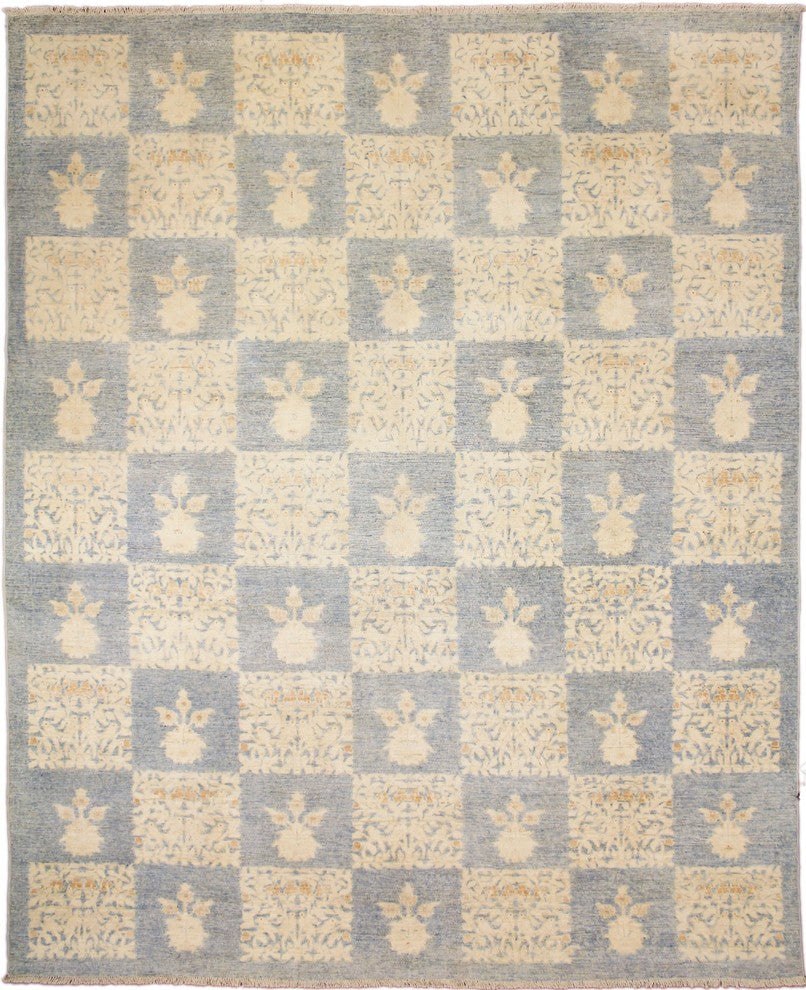 Faded Peshawar Ansley Light Blue/Light Blue Rug, 8'10x11'9