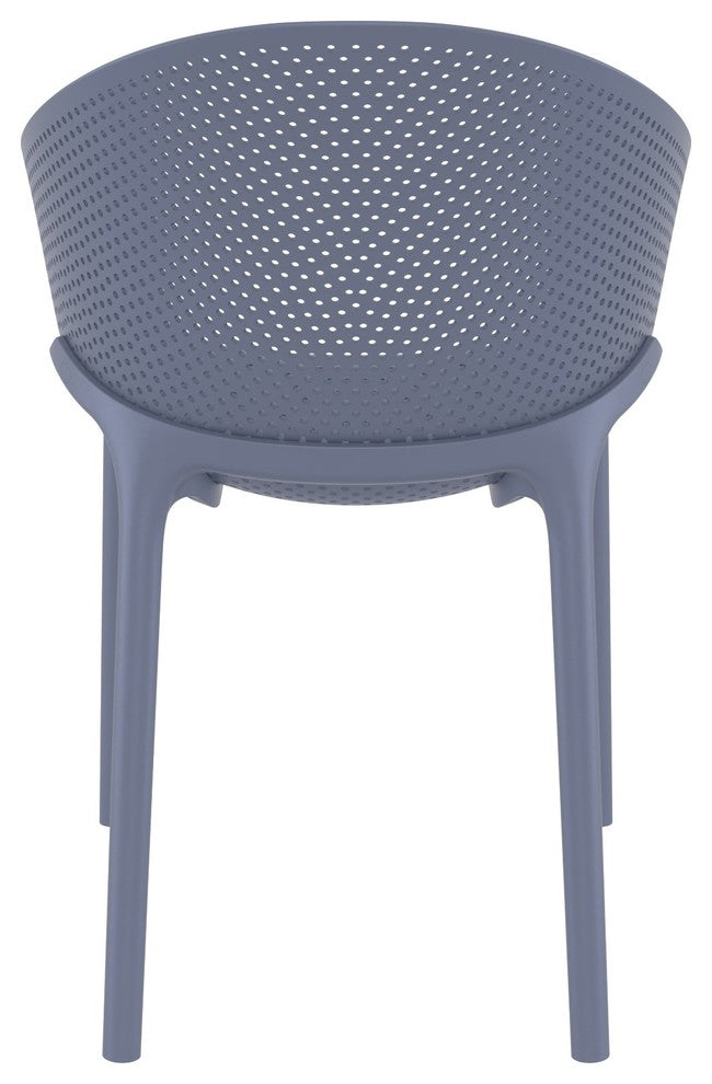 Compamia Sky Outdoor Dining Chair, Set of 2, Dark Gray