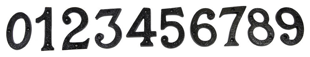 Antique-Style Iron House Numbers, 2