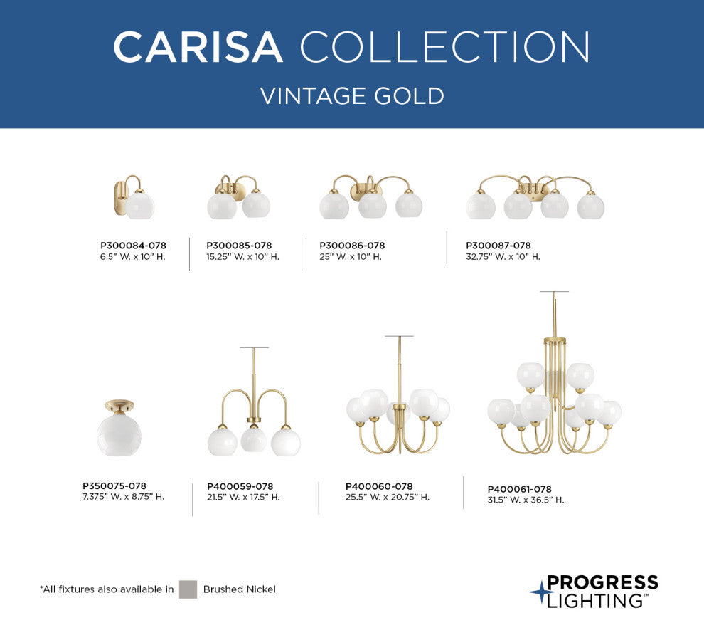 Carisa 1-Light Bath