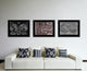 Japan Vintage Vivid Sepia Map Canvas, 16"x21"