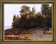 Albert Bierstadt The Fallen Tree Framed Premium Canvas Print, 21"x28"