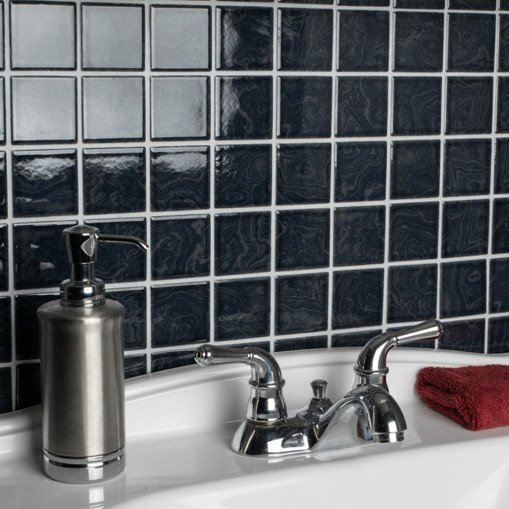 Resort Storm Black Porcelain Floor and Wall Tile