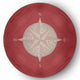 Compass Nautical Chenille Rug